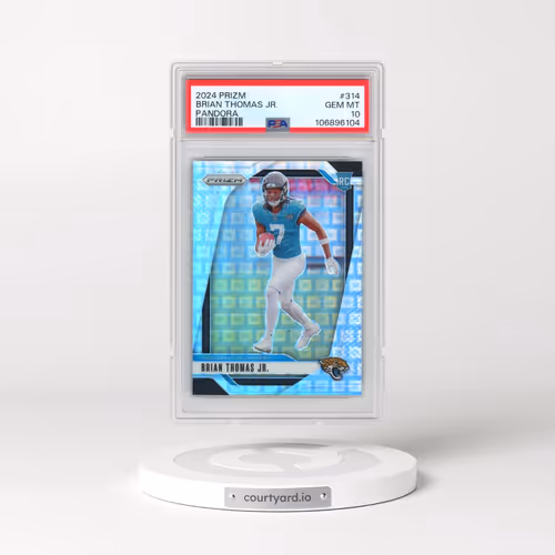 2024 Panini Prizm #314 Brian Thomas Jr. - Pandora (PSA 10 GEM MINT)