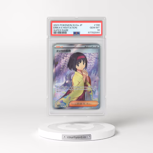 2023 Pokémon Sv2a-Pokemon 151 #196 Erika's Invitation - Super Rare (PSA 10 GEM MINT)
