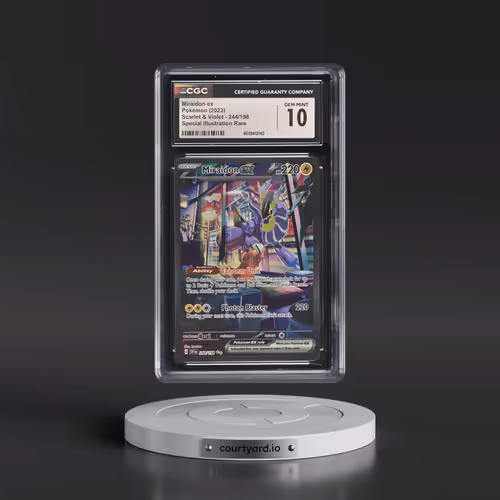 2023 Scarlet & Violet #244/198 Miraidon ex - Special Illustration Rare (Holo) (CGC 10 GEM MINT)
