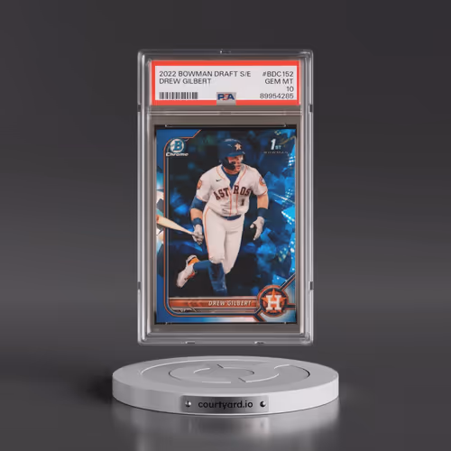 2022 Bowman Draft Chrome Sapphire Edition #BDC152 Drew Gilbert (PSA 10 GEM MINT)
