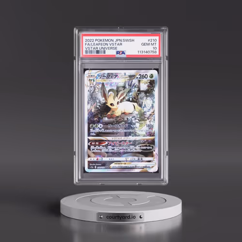2022 Pokémon Sword & Shield Vstar Universe #210 Leafeon Vstar - Full Art (PSA 10 GEM MINT)