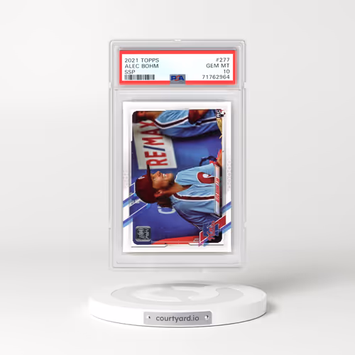 2021 Topps #277 Alec Bohm - Ssp (PSA 10 GEM MINT)