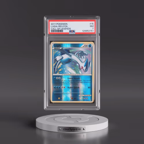 2011 Pokémon Call of Legends #15 Lugia - Reverse Foil (PSA 7 NM)