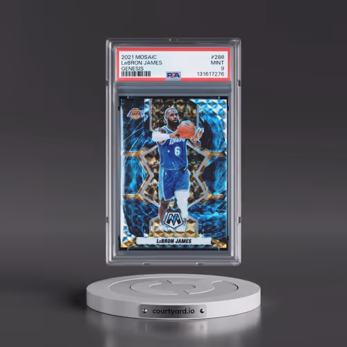 2021 Panini Mosaic #286 LeBron James - Genesis (PSA 9 MINT)