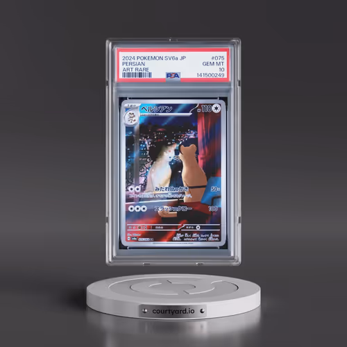 2024 Pokémon Sv6a-Night Wanderer #075 Persian - Art Rare (PSA 10 GEM MINT)