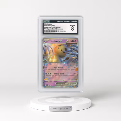 2023 Black Star Promos - Scarlet & Violet SVP EN #004 Mimikyu ex - Mimikyu ex Box / Showcase (CGC 8 NM-MT)