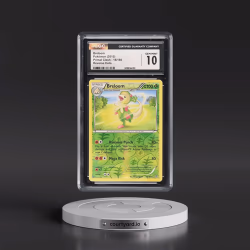 2015 Primal Clash #16/160 Breloom - Reverse Holo (CGC 10 GEM MINT)
