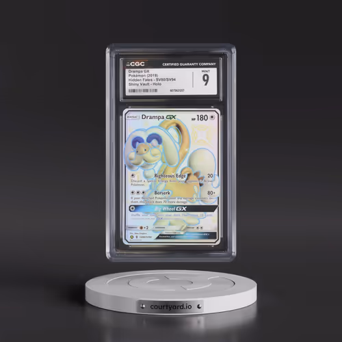 2019 Hidden Fates #SV80/SV94 Drampa GX - Shiny Vault Holo (CGC 9 MINT)