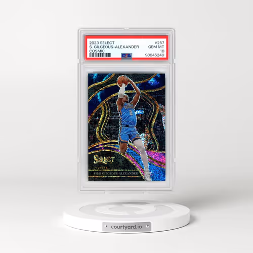2023 Panini Select #257 Shai Gilgeous-Alexander - Cosmic (PSA 10 GEM MINT)