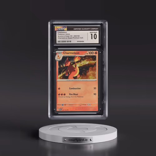 2024 Pokémon Mew EN-151 #005 Charmeleon - Charizard EX Super-Premium Collection (CGC 10 GEM MINT)