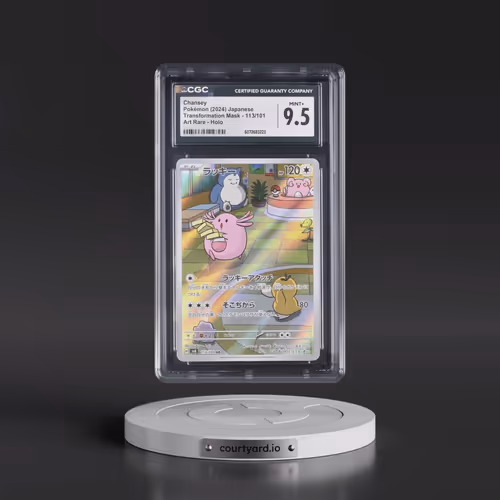 2024 Transformation Mask #113/101 Chansey - Art Rare Holo (CGC 9.5 MINT+)