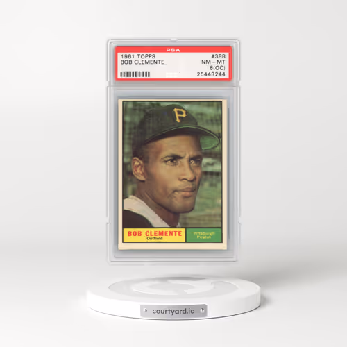 1961 Topps #388 Bob Clemente (PSA 8 NM-MT)