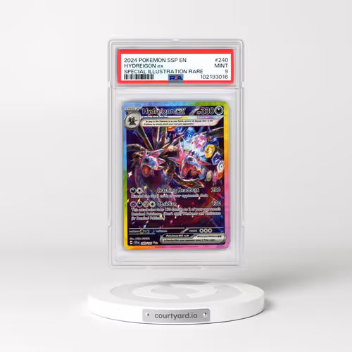 2024 Pokémon Ssp EN-Surging Sparks #240 Hydreigon EX - Holo Special Illustration Rare (PSA 9 MINT)