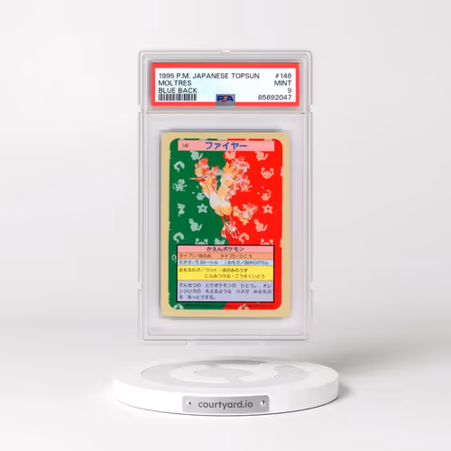 1997 Pokémon Topsun #146 Moltres - Blue Back (PSA 9 MINT)