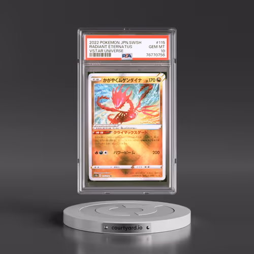 2022 Pokémon Sword & Shield Vstar Universe #115 Radiant Eternatus - Holo (PSA 10 GEM MINT)