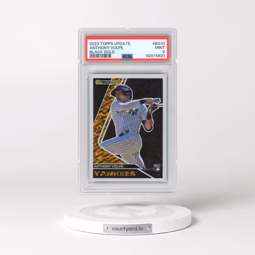 2023 Topps Update Black Gold #BG10 Anthony Volpe (PSA 9 MINT)