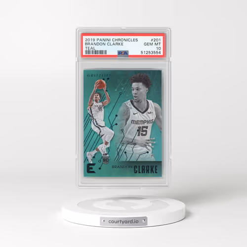 2019 Panini Chronicles #201 Brandon Clarke - Teal (PSA 10 GEM MINT)