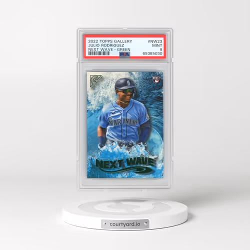2022 Topps Gallery Next Wave #NW23 Julio Rodriguez - Green (PSA 9 MINT)