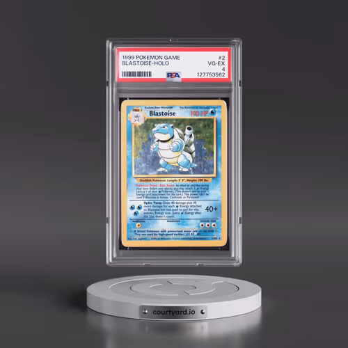 1999 Pokémon Game #2 Blastoise - Holo (PSA 4 VG-EX)