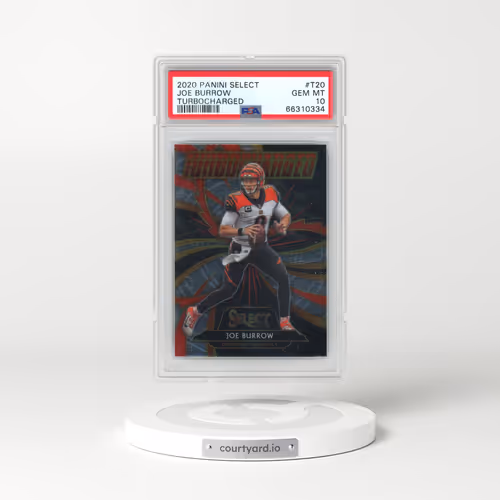 2020 Panini Select Turbocharged #T20 Joe Burrow (PSA 10 GEM MINT)