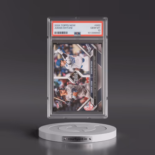 2024 Topps Now #863 Aaron Judge/Shohei Ohtani (PSA 10 GEM MINT)