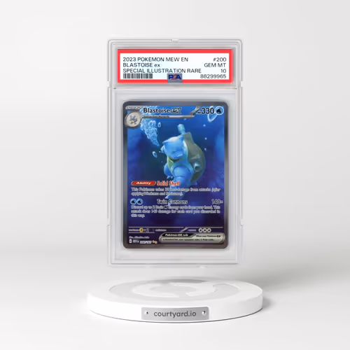 2023 Pokémon Mew EN-151 #200 Blastoise EX - Holo Special Illustration Rare (PSA 10 GEM MINT)
