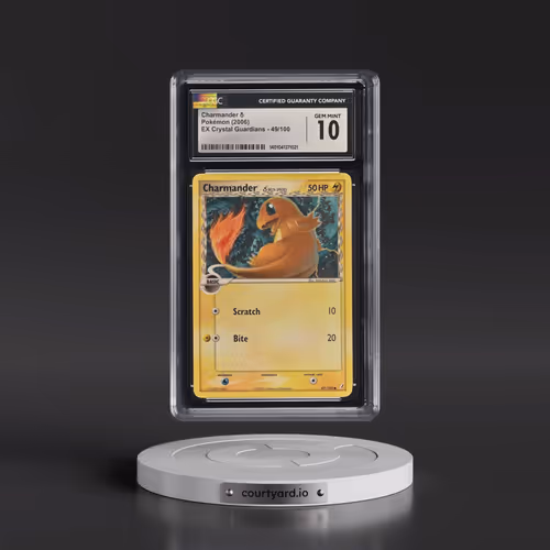 2006 EX Crystal Guardians #49/100 Charmander δ (CGC 10 GEM MINT)