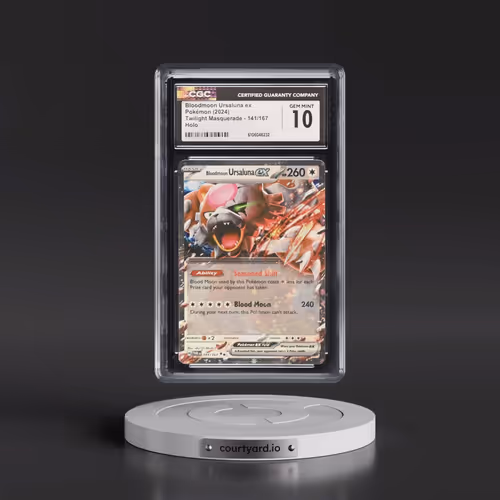 2024 Pokémon Twm EN-Twilight Masquerade #141 Bloodmoon Ursaluna EX - Holo (CGC 10 GEM MINT)