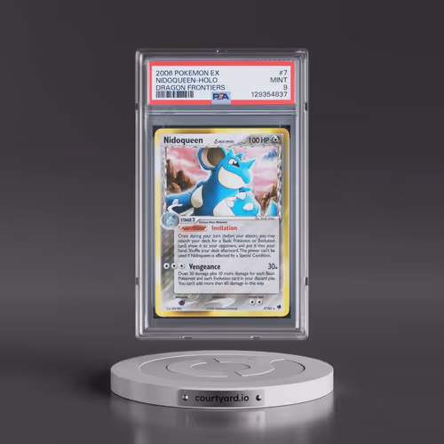 2006 Pokémon EX Dragon Frontiers #7 Nidoqueen - Holo (PSA 9 MINT)