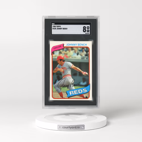 1980 Topps #100 Johnny Bench (SGC 8 NM-MT)
