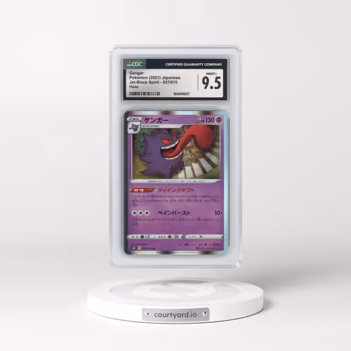 2021 Jet-Black Spirit #027/070 Gengar - Holo (CGC 9.5 MINT+)