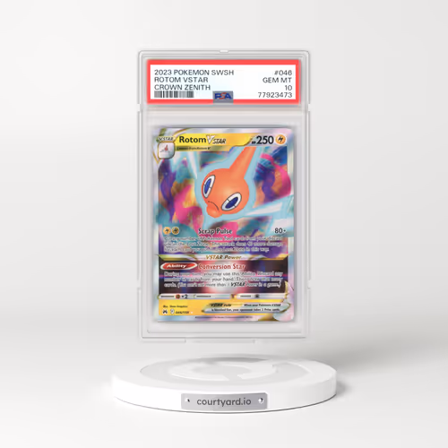 2022 Crown Zenith #046 Rotom VSTAR - Holo (PSA 10 GEM MINT)