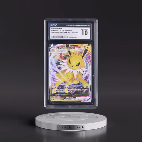 2021 Pokémon Sword & Shield Eevee Heroes Vmax Special Set #003 Jolteon Vmax - Full Art (CGC 10 GEM M
