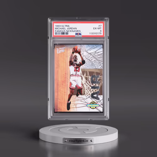 1993 Ultra Famous Nicknames #7 Michael Jordan (PSA 6 EX-MT)