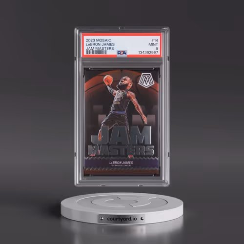 2023 Panini Mosaic Jam Masters #14 LeBron James (PSA 9 MINT)