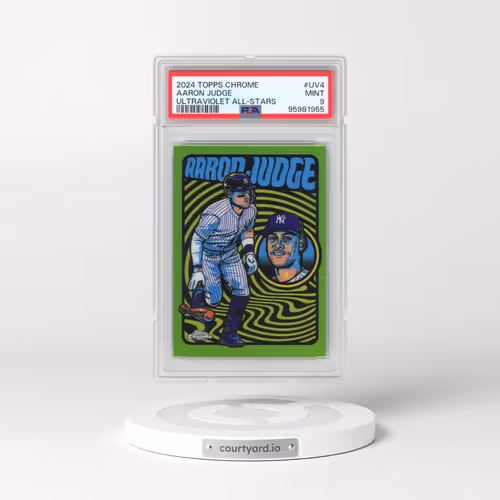 2024 Topps Chrome Ultraviolet All-Stars #UV4 Aaron Judge (PSA 9 MINT)