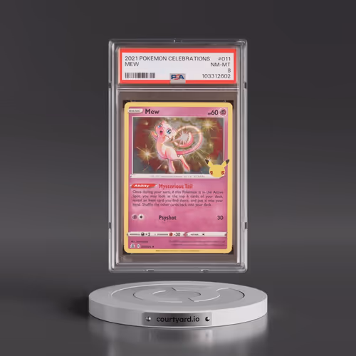 2021 Pokémon Celebrations #011 Mew (PSA 8 NM-MT)