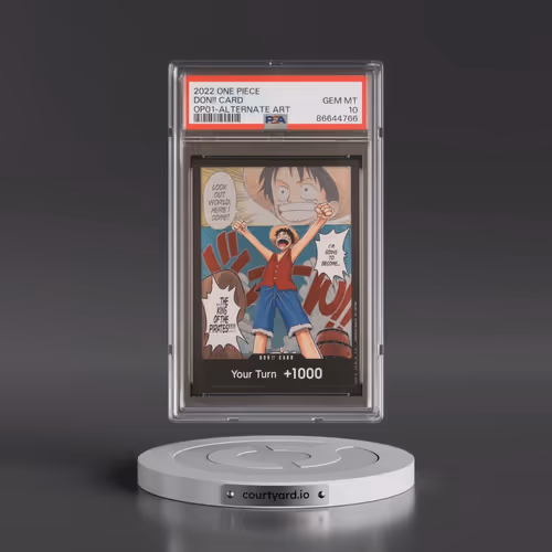 2022 One Piece Romance Dawn Don!! Card - Alternate Art (PSA 10 GEM MINT)