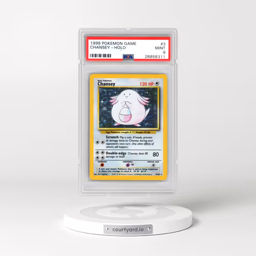 1999 Pokémon Game #3 Chansey - Holo (PSA 9 MINT)