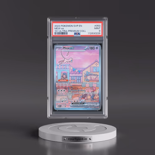 2023 Pokémon Svp EN-SV Black Star Promo #053 Mew EX - Holo 151 Ultra-Premium Collection (PSA 9 MINT)