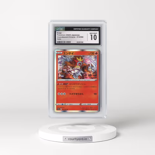 2022 Incandescent Arcana #014/068 Entei - Holo (CGC 10 GEM MINT)