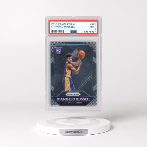 2015 Panini Prizm #322 D'Angelo Russell (PSA 9 MINT)