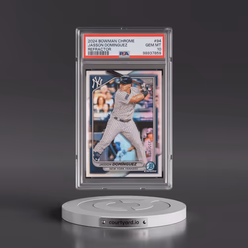 2024 Bowman Chrome #94 Jasson Dominguez - Refractor (PSA 10 GEM MINT)