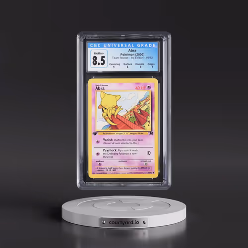 2000 Team Rocket #49/82 Abra - 1st Edition 1st Edition (CGC 8.5 NM-MT+)