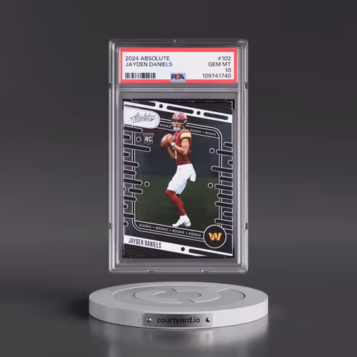 2024 Panini Absolute #102 Jayden Daniels (PSA 10 GEM MINT)