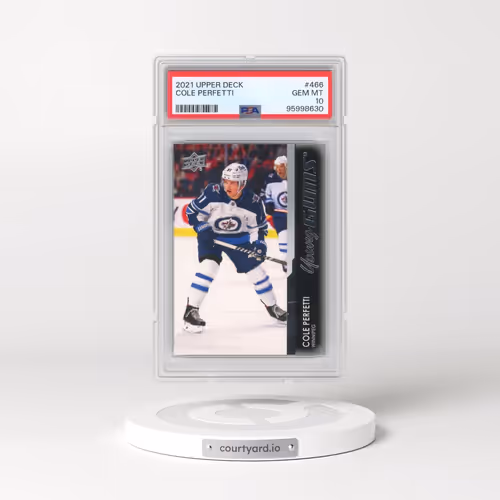 2021-2022 Upper Deck #466 Cole Perfetti (PSA 10 GEM MINT)