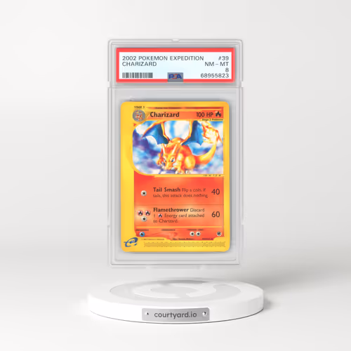 2002 Pokémon Expedition #39 Charizard (PSA 8 NM-MT)