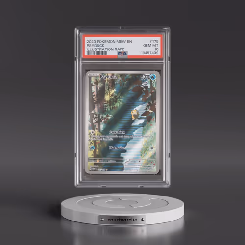 2023 Pokémon Mew EN-151 #175 Psyduck - Illustration Rare (PSA 10 GEM MINT)