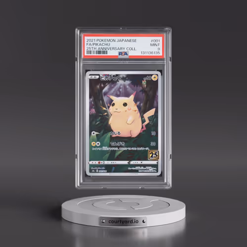 2021 Pokémon 25th Anniversary Collection #001 Pikachu - Full Art (PSA 9 MINT)