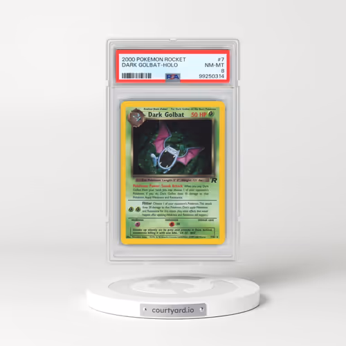 2000 Pokémon Rocket #7 Dark Golbat - Holo (PSA 8 NM-MT)
